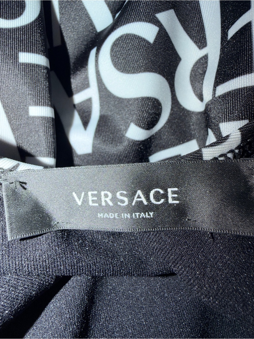 Versace all-over logo print one-piece Size 3 - Picture 15 of 16